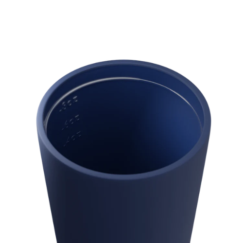 Fressko Bino 8oz Reusable Ceramic Lined Coffee Cup in Denim Main02