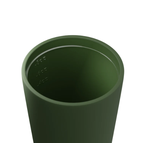 Fressko Bino 8oz Reusable Ceramic Lined Coffee Cup in Khaki Main02