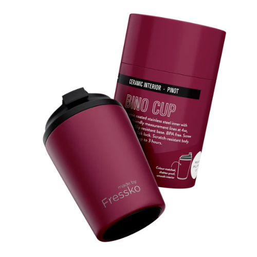 Fressko Bino 8oz Reusable Ceramic Lined Coffee Cup in Pinot Main04