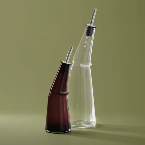 Jam Factory Bundle | Kink Oil & Vinegar Bottle Clear Aubergine