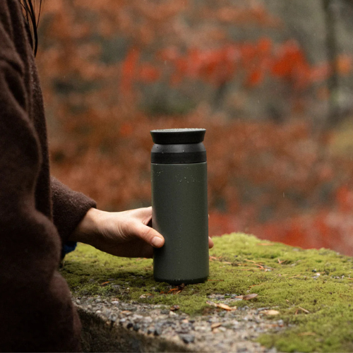 Kinto Travel Tumbler 500ml Moss Green Life01