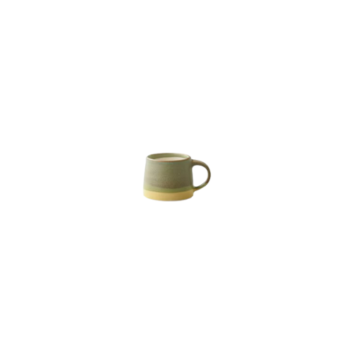 Kinto Slow Coffee Mug 110ml Moss Green Yellow Main01
