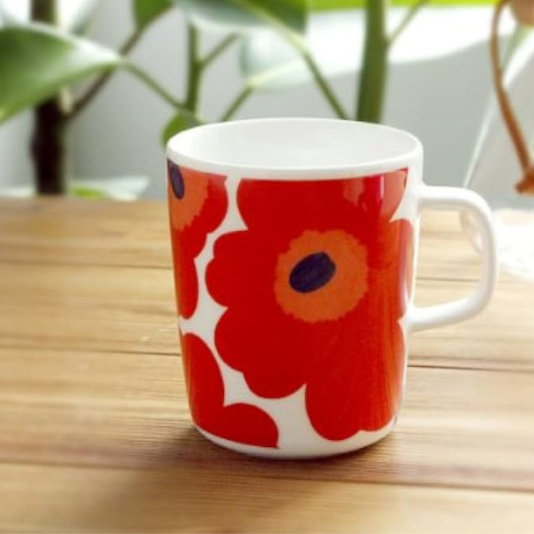 Marimekko Mug Unikko Red Life01