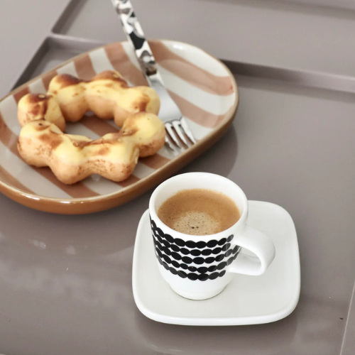 Marimekko | Oiva - Siirtolapuutarha Espresso Cup and Saucer