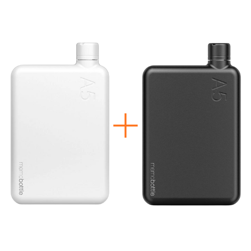 Memobttle Bundle A5 Water Bottles Black white Main001
