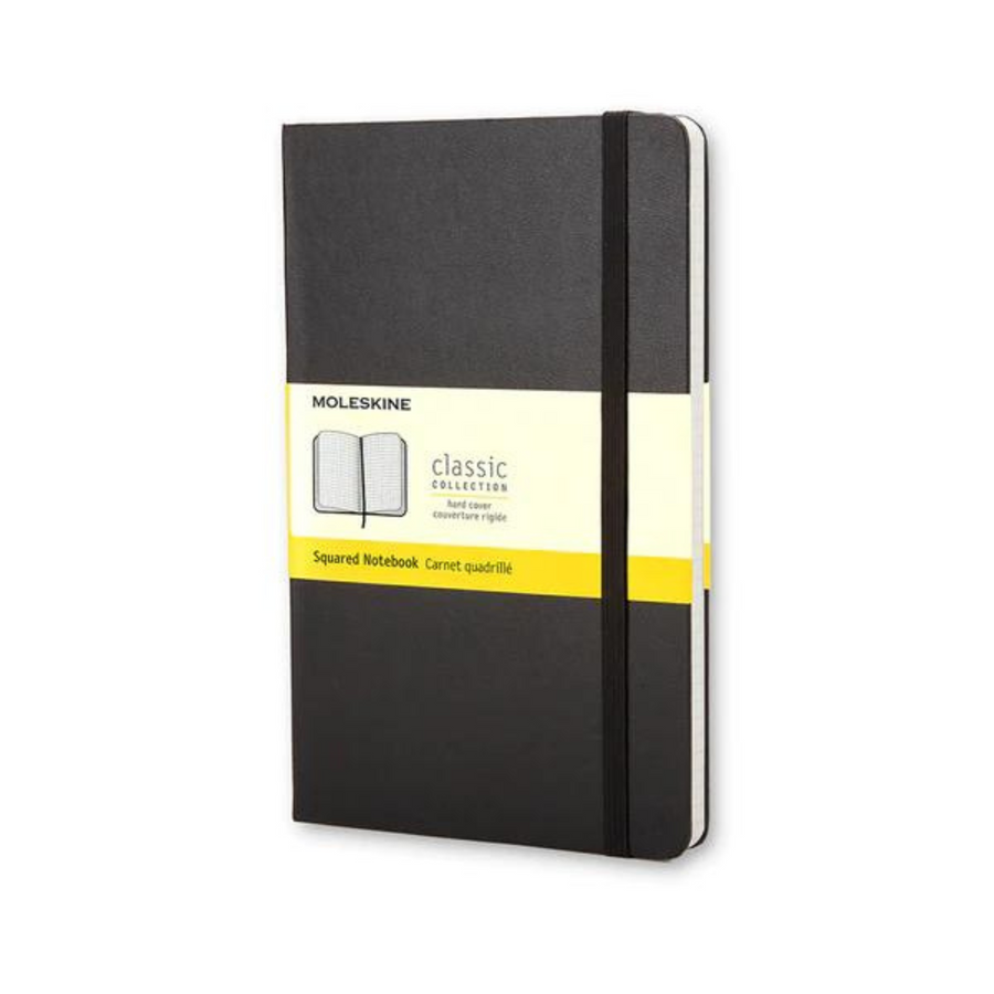 Moleskine Classic Notebook Journal Grid Large Black QPO62
