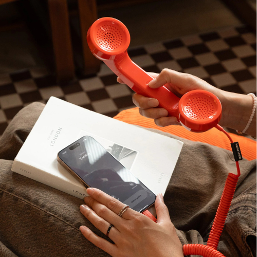 Native Union Pop Phone handset usb c Alarm Red  Life03