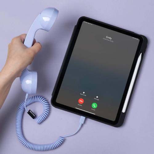 Native Union Pop Phone Handset in Azur LIfe02