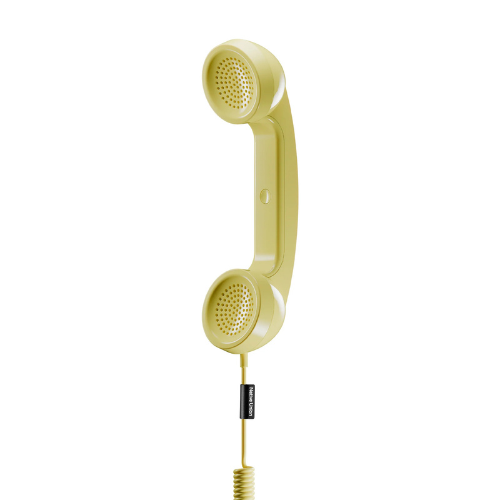 Native Union Pop Phone Hanadset in Lemon Main01