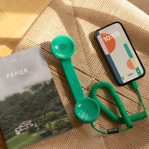 Native Union Pop Phone Handset in Pine Life01