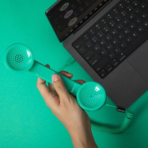 Native Union Pop Phone Handset in Pine Life02