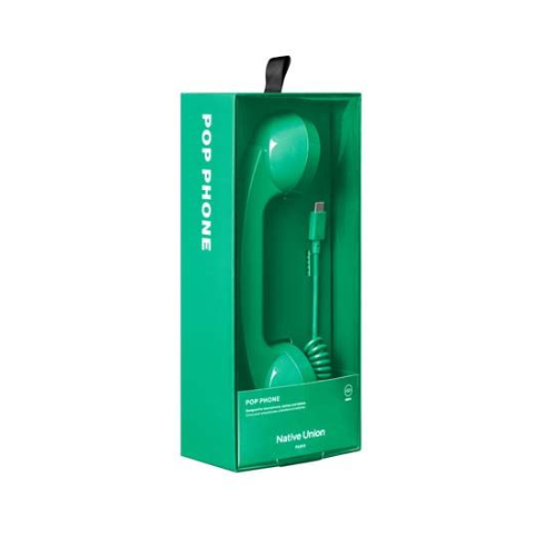 Native Union Pop Phone Handset in Pine Packaging Main05