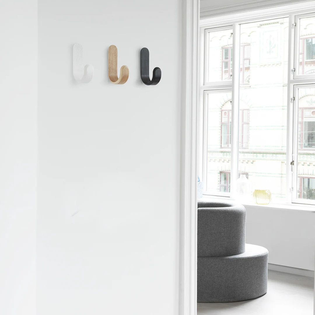 Normann Copehagen Curve Hook in White Life01