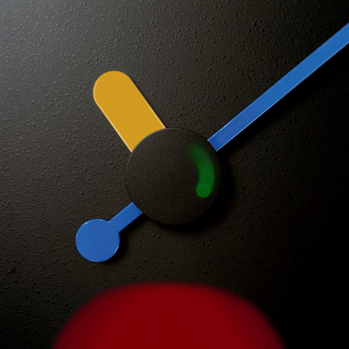 Rexite Contrattempo Wall Clock in Black Main02