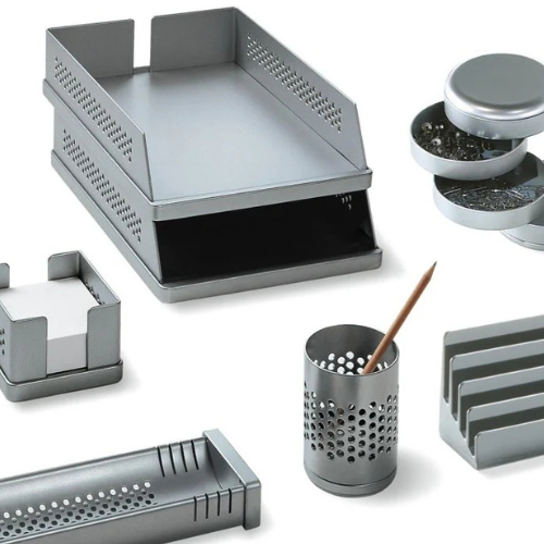 Rexite Babele Letter Tray in Pearl Grey Life01