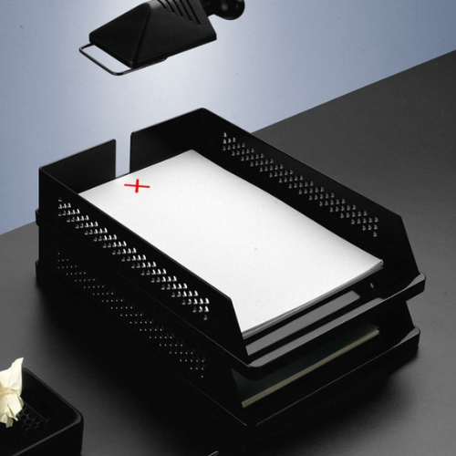 Rexite Babele Letter Tray Black Life01