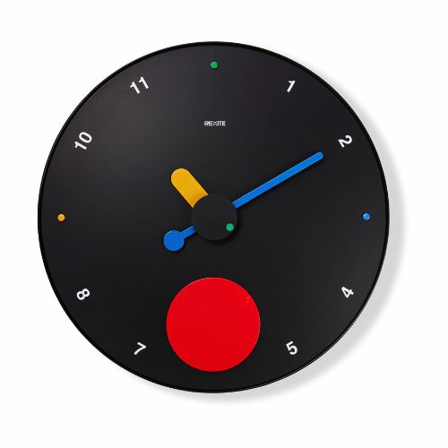 Rexite Contrattempo Wall Clock in Black Main011