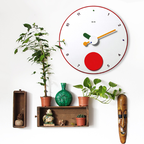 Rexite Contrattempo Wall Clock in White Life02