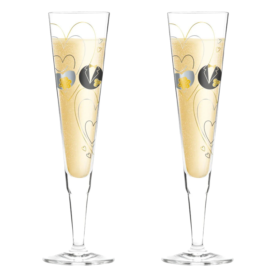 Ritzenhoff Champagne Glass Sandra Brand Main02 Set of 2 