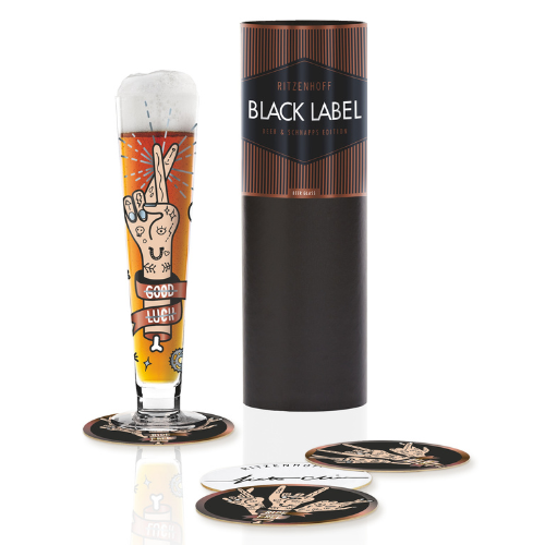 Ritzenhoff Black Label Beer Glass by Pietro Chiera Main02