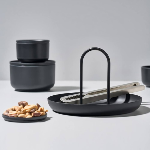 Studio Editions | Forme Tray Organiser with Handle in Black