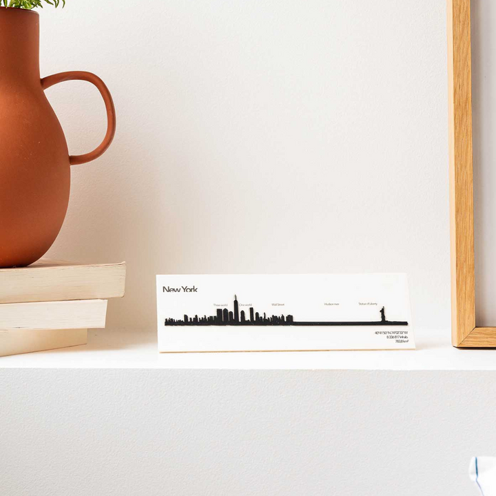 The Line New York City Skyline Wall Decoration Life01 on Display