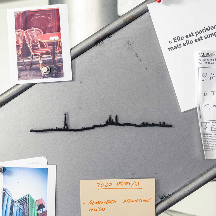 The Line Paris City Skyline Wall Decoration Life02