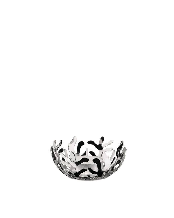 Alessi Mediterraneo Fruit Bowl 21cm in Silver ESI01/21 Main01