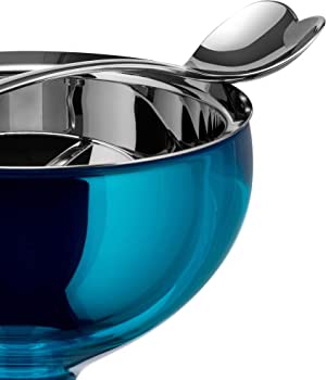 Alessi Big Love Ice Cream Bowl and Spoon Blue Lifestyle02