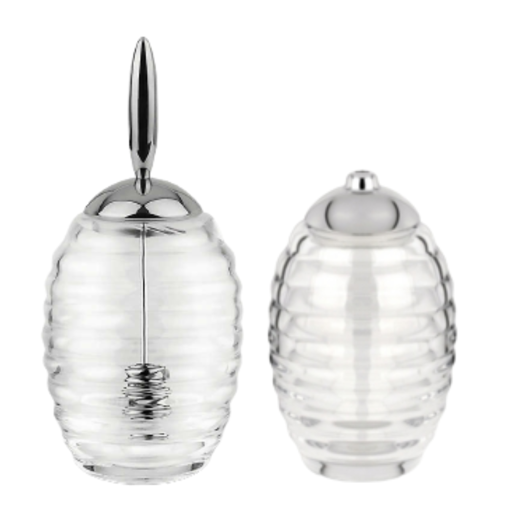 Alessi Honey Pot Sugar Jar Together 