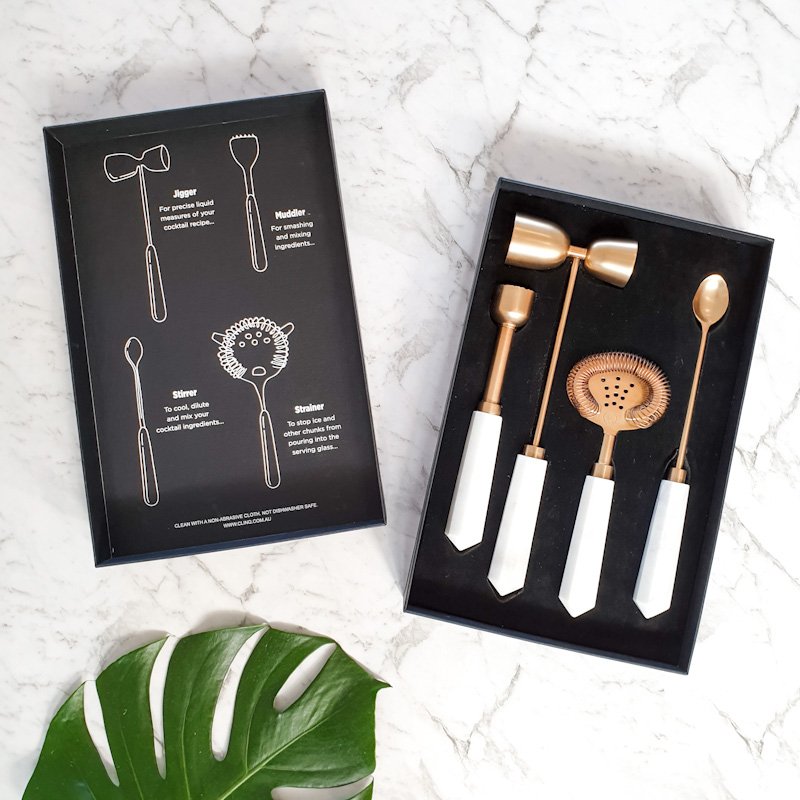 Marble & Copper cocktail set Marble & Copper cocktail set