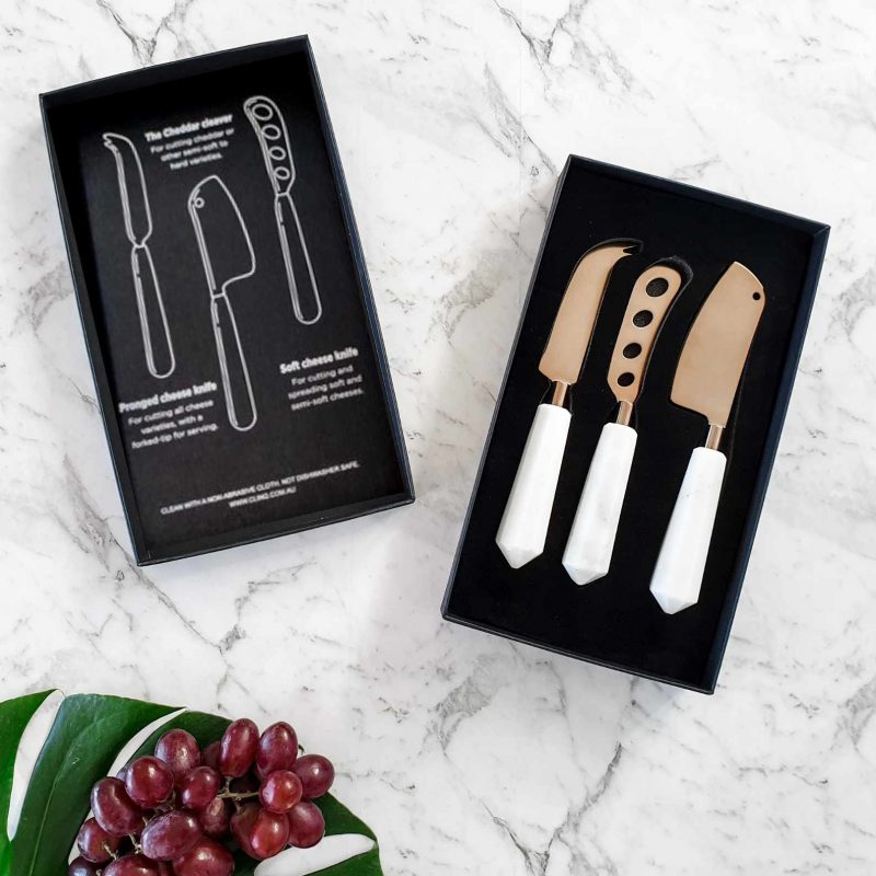 Clinq Marble Cheese Knife Set Main01