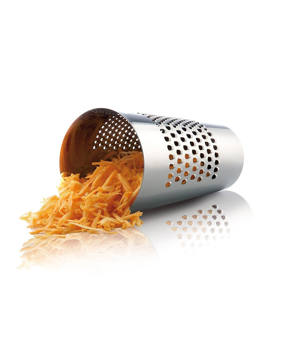 Eva Solo Grating Bucket Kitchen Grater with grated carrots