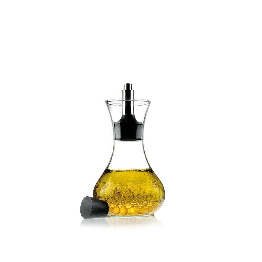 Eva Solo Oil Dressing Shaker with cap open 