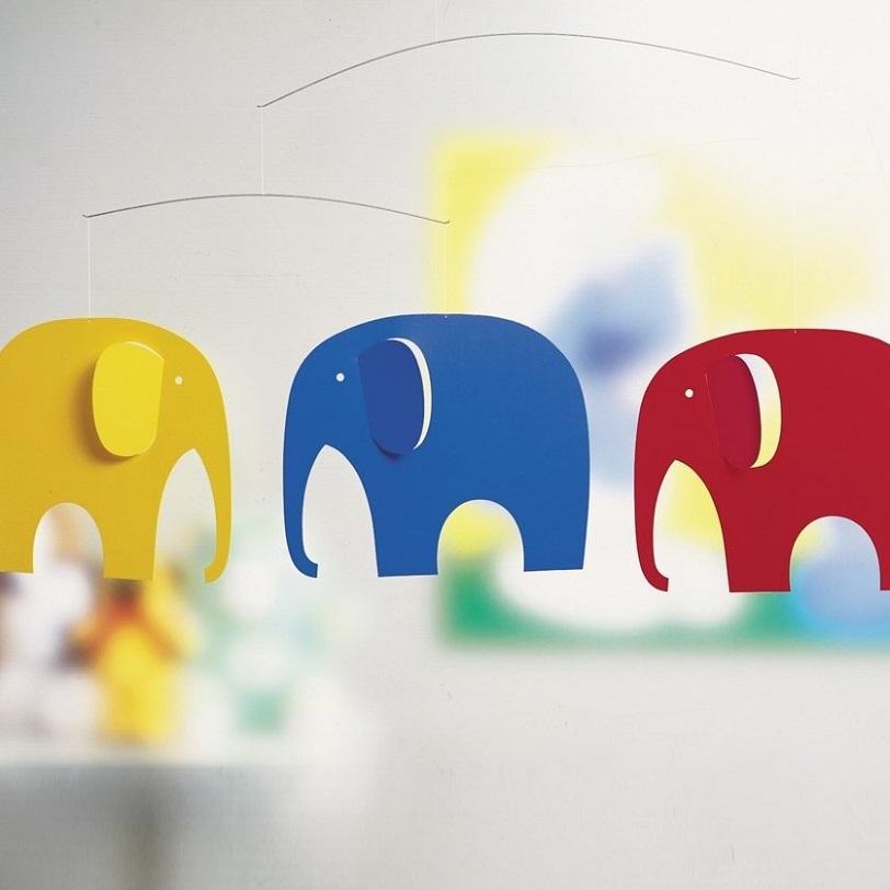 Flensted Mobiles Australia Online Store Elephant Party   Children's Mobiles 