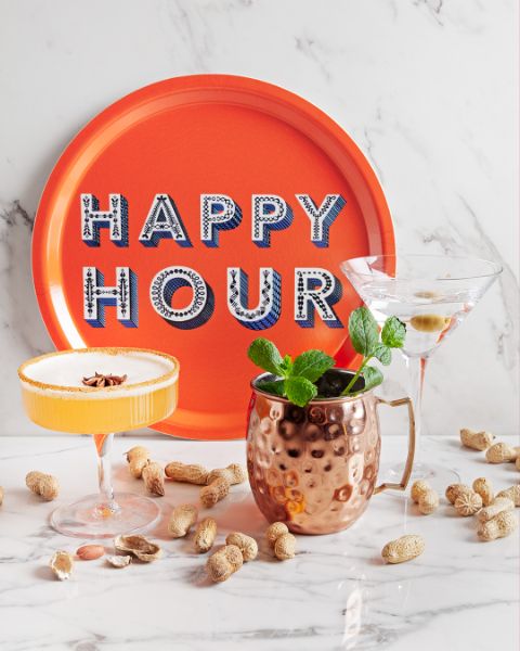 Jamida of Sweden | Happy Hour Round Tray