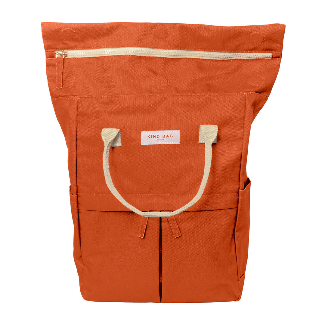 KIND BAG MEDIUM BACKPACK OPEN BURNT ORANGE