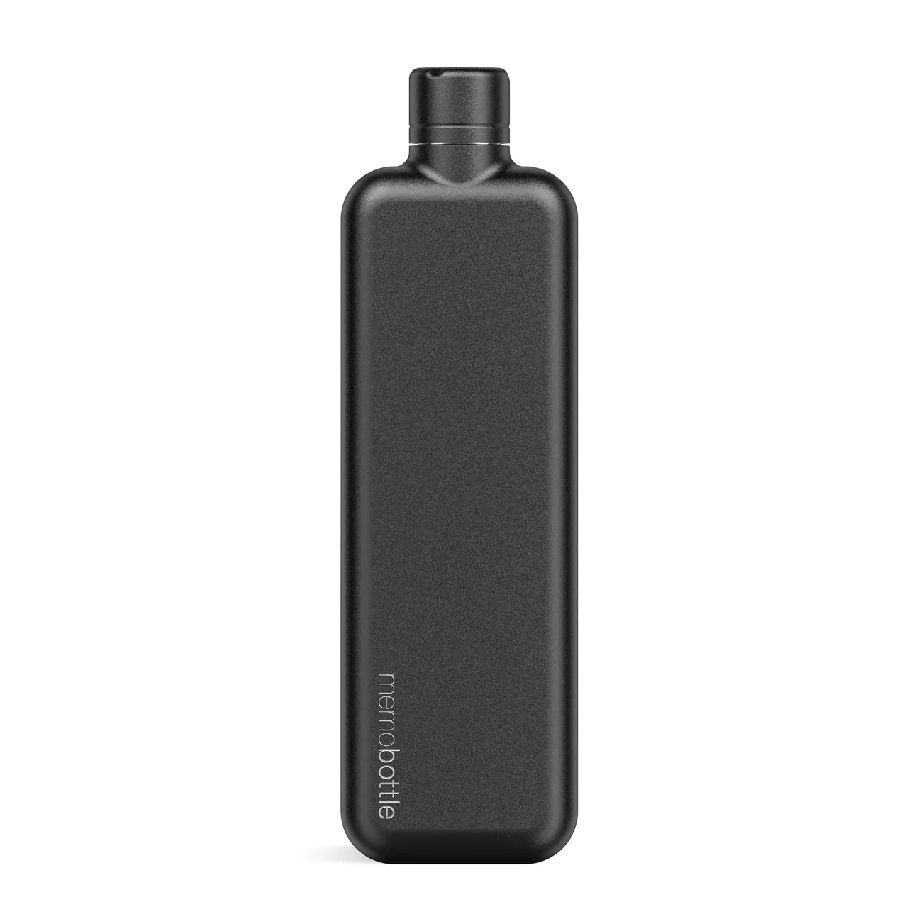 Memobottle Slim Water Bottle Stainless Steel Black Main01