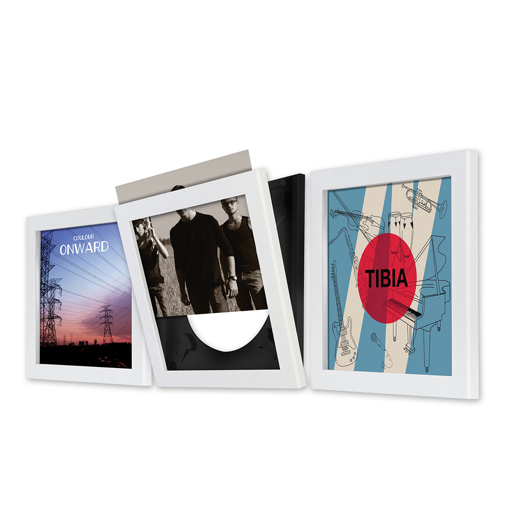 Show and Listen Vinyl Record Frame White LifestyleMain 