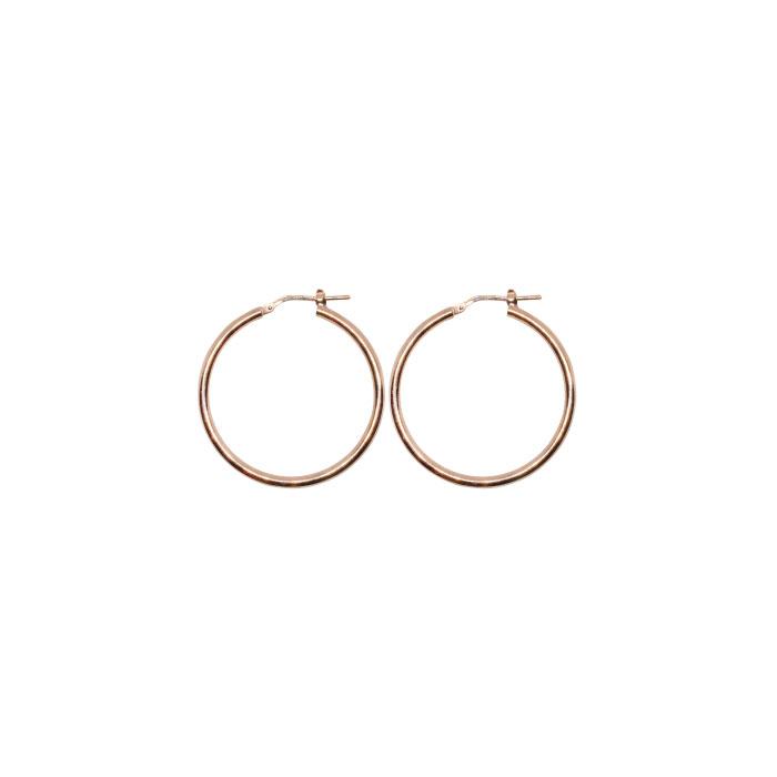 Torini Gypsy Hoop Earrings 30mm Rose Gold Main 