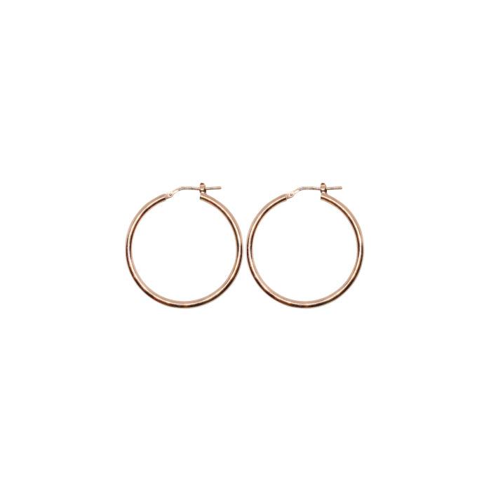 Torini Gypsy Hoop Earrings 30mm Rose Gold Main 