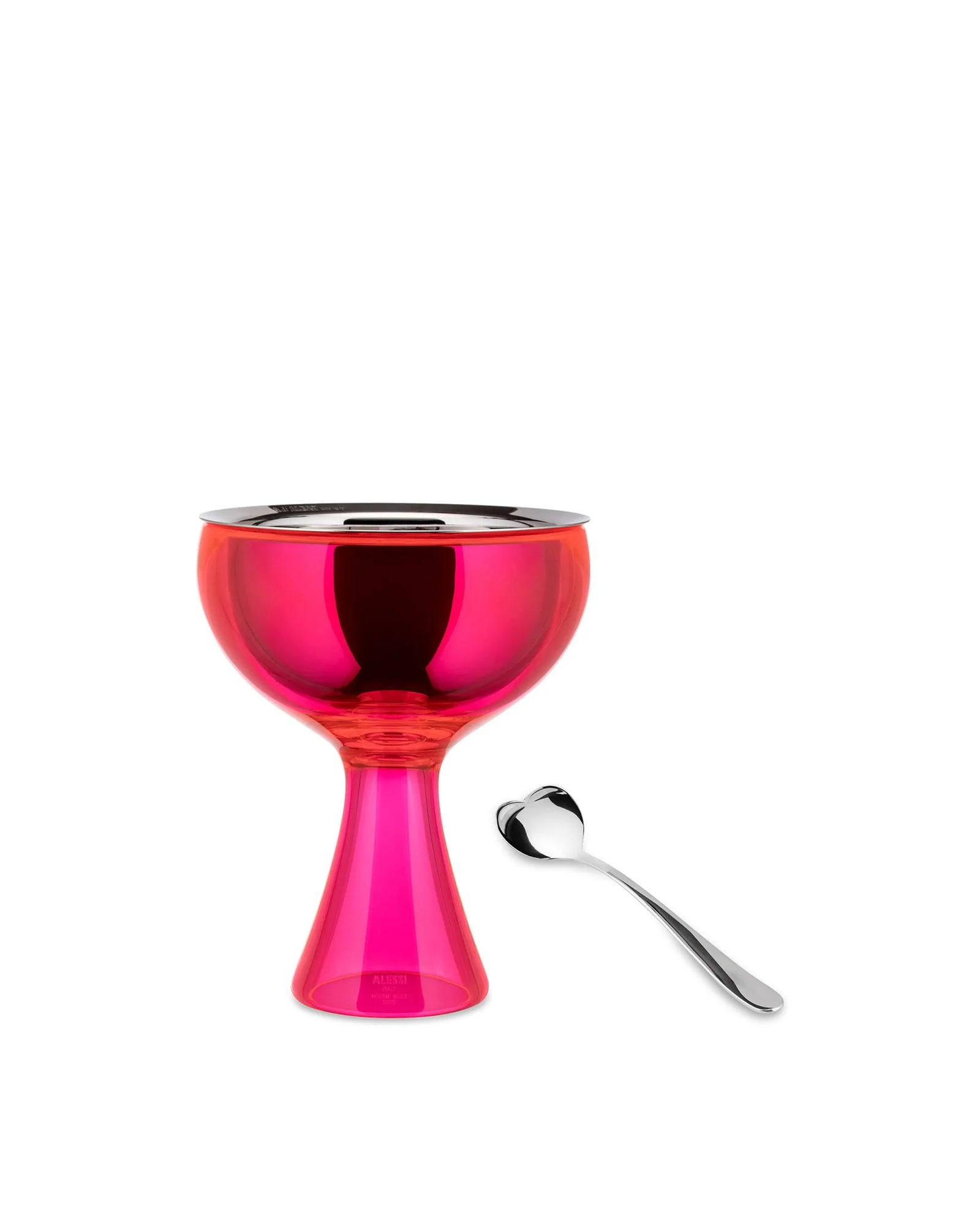 Alessi Big Love Ice Cream Bowl in Fuchsia Main01